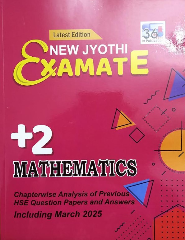 NEW JYOTHI EXAMATE | MATHEMATICS PLUS TWO |LATEST EDITION|2025
